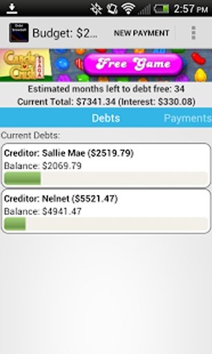 Debt Snowball Free截图9