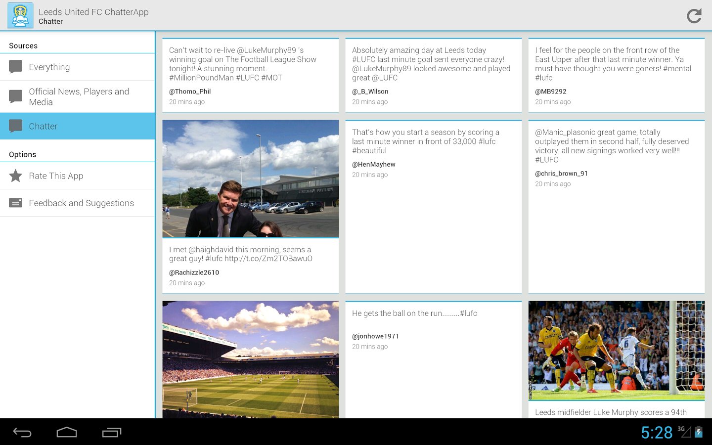 Leeds United FC ChatterApp截图7