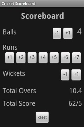 Cricket Scoreboard截图4