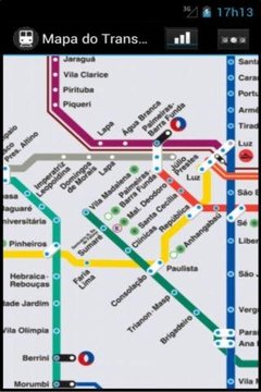 Metro Map - Sao Paulo - Brazil截图