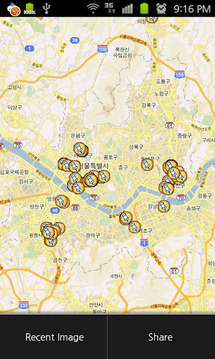 Image Map - with google map截图