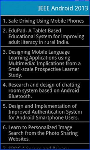 IEEE Projects 2013截图8