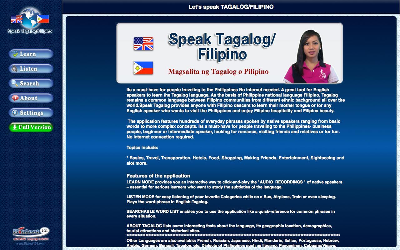 Speak Tagalog (FREE)截图1
