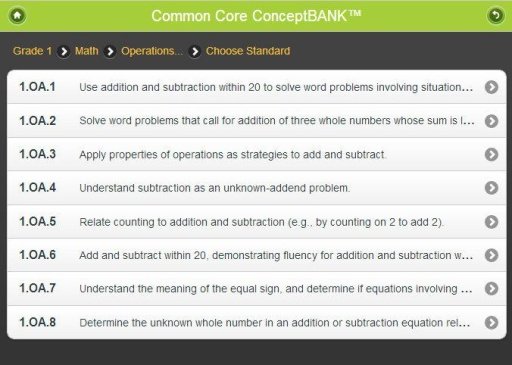 Common Core Standards截图5