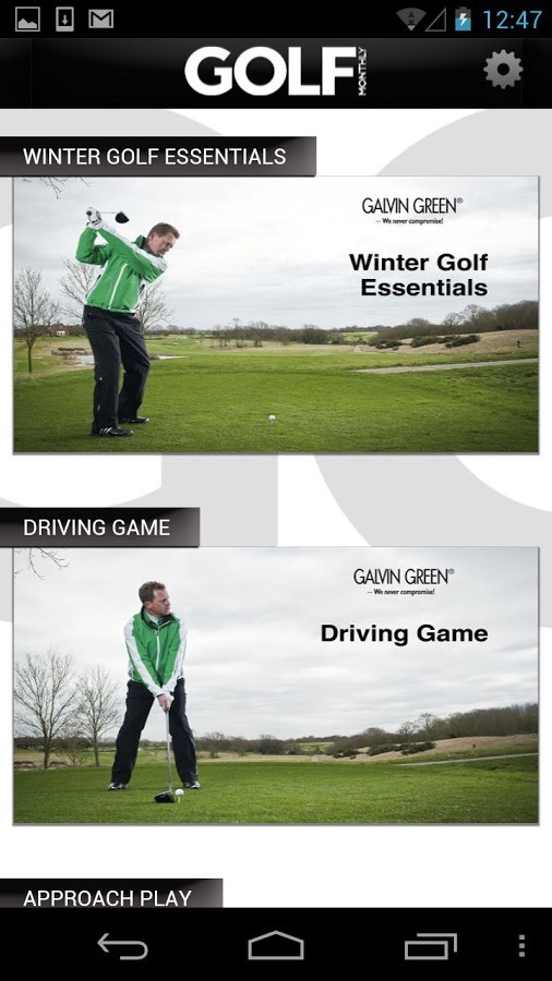 Golf Monthly Winter Tips截图4