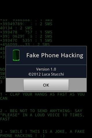 Fake Phone Hacking截图4