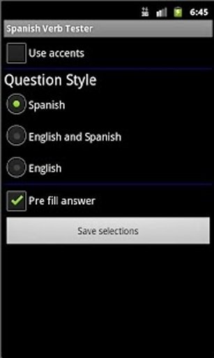 Spanish Verb Tester FREE截图3