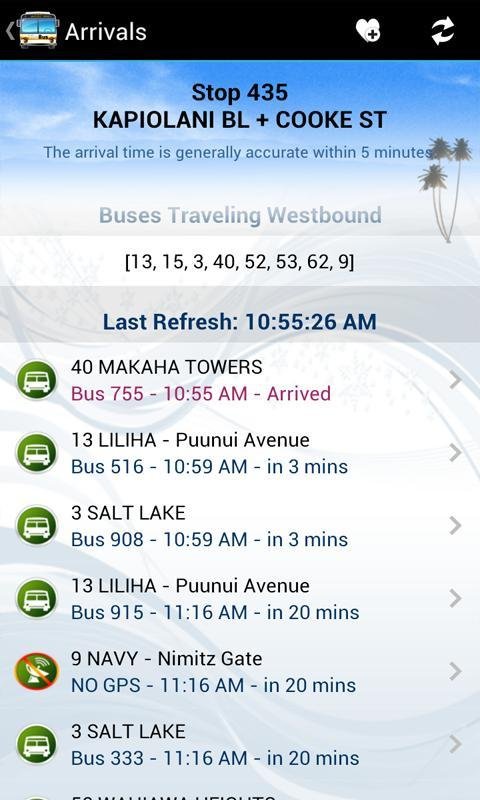 DaBus - The Oahu Bus App截图4