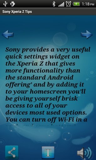 Sony Xperia Z Tips截图8