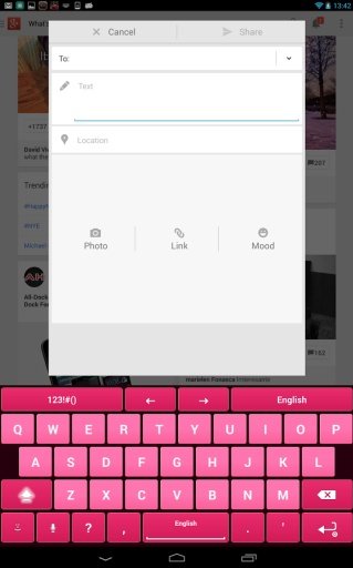 My Pink Keyboard截图1