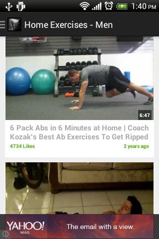 Home Exercises for men Free截图2