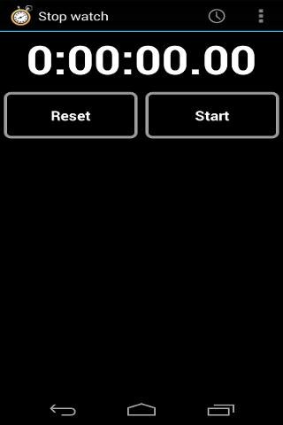 Simple Stop Watch &amp; Timer截图4