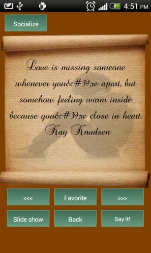 Best Miss You Quotes App截图2