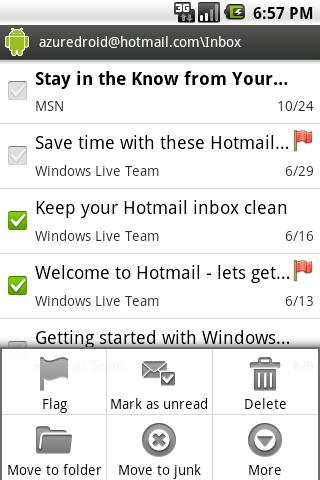 Azure Hotmail截图8