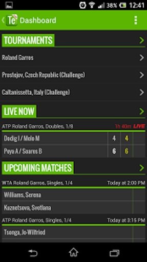 Tennis Livescore截图2