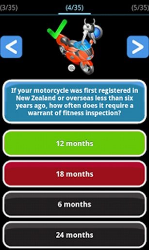 NZ Motorcycle Driver Test Lite截图8