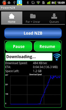 Power NZB - Par2 library截图