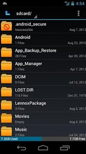 Pure ICS File Manager截图5