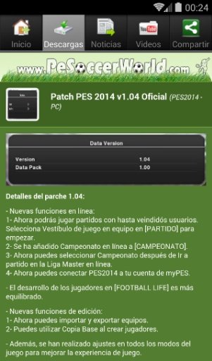 PES 2014-PES 2013: Descargas..截图1