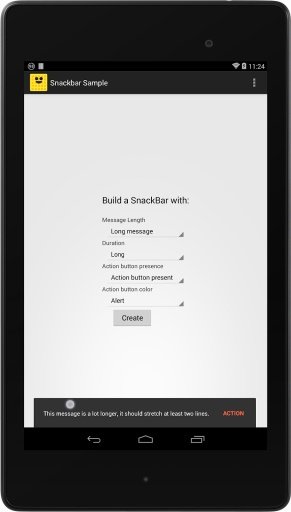 Snackbar Sample截图5