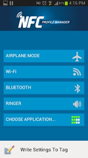 NFC Profile Manager截图5