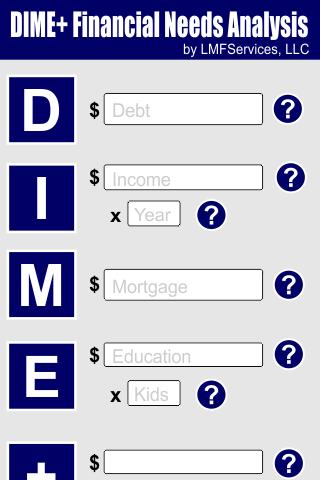 Financial Needs Calculator截图2