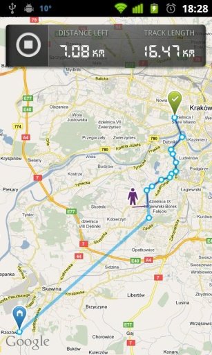 dTracker GPS route tracking截图5