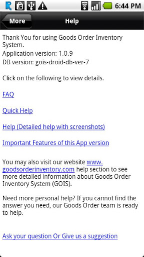 Goods Order Inventory System截图7