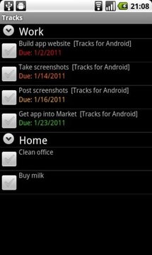 Tracks for Android截图
