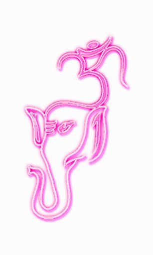 Om Ganesh 3D Neon effect截图3