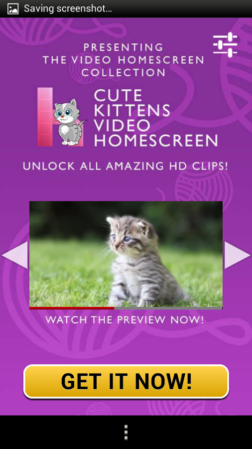 Kittens Free Homescreen截图2