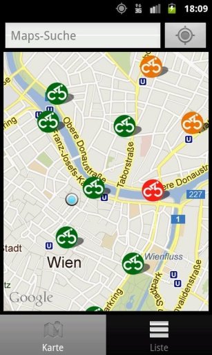 Citybike Map Vienna截图2