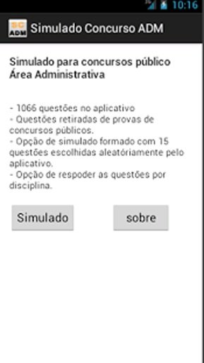 Simulado Concurso ADM截图5