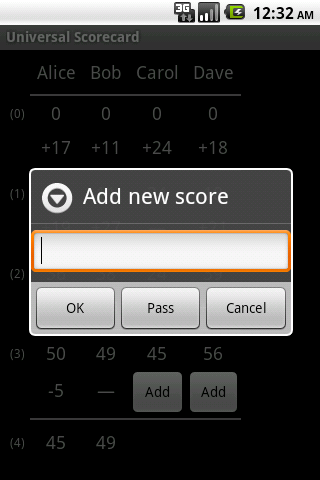 Universal Scorecard截图2