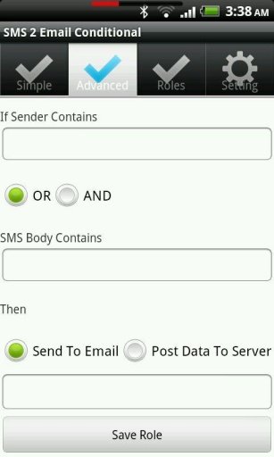 SMS 2 Email Conditional截图6