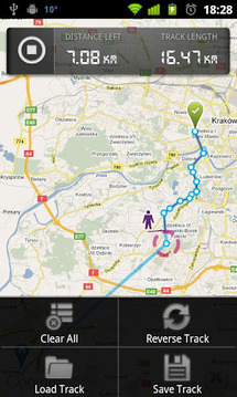 dTracker GPS route tracking截图