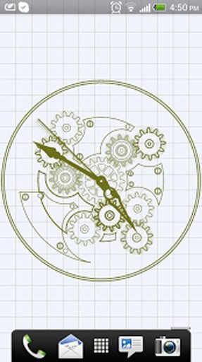 Clock Blueprint Wallpaper截图7