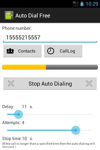 Auto Dial Free截图3