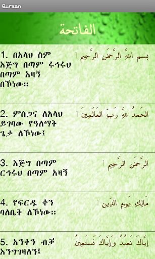 Amharic Quran截图4