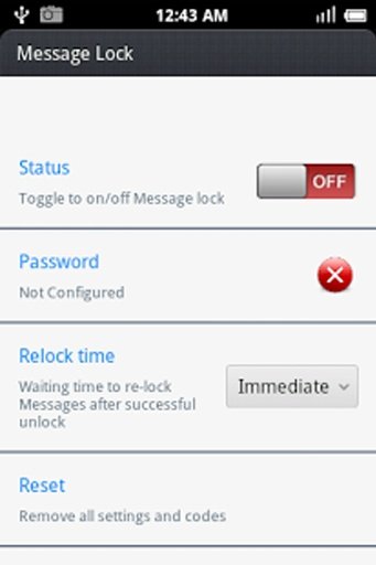 Messages Lock (SMS Lock)截图7