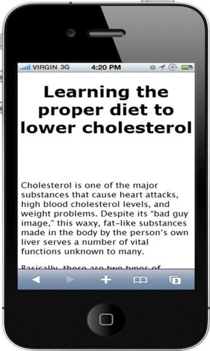 Lower Your Cholesterol! Free截图3