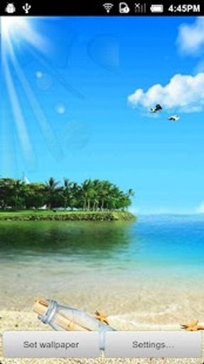 Beautiful Blue Sea Sky 3D截图2