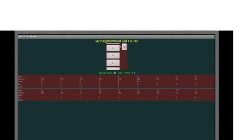 Golf Card Keeper截图6