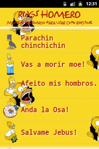 Homero Ringtones, Frase latino截图2