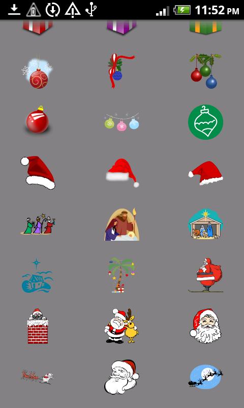 Christmas Stickers Doodle Text截图5