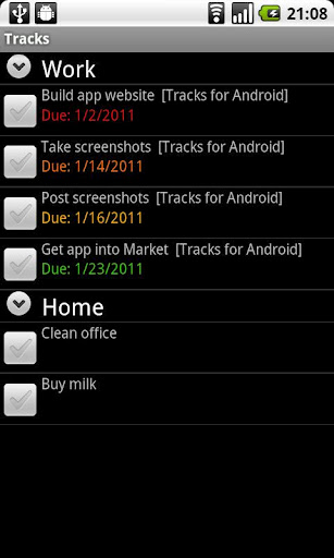 Tracks for Android截图1