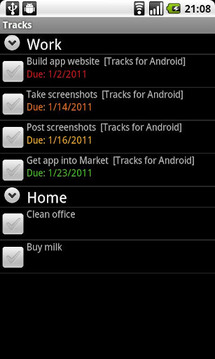 Tracks for Android截图