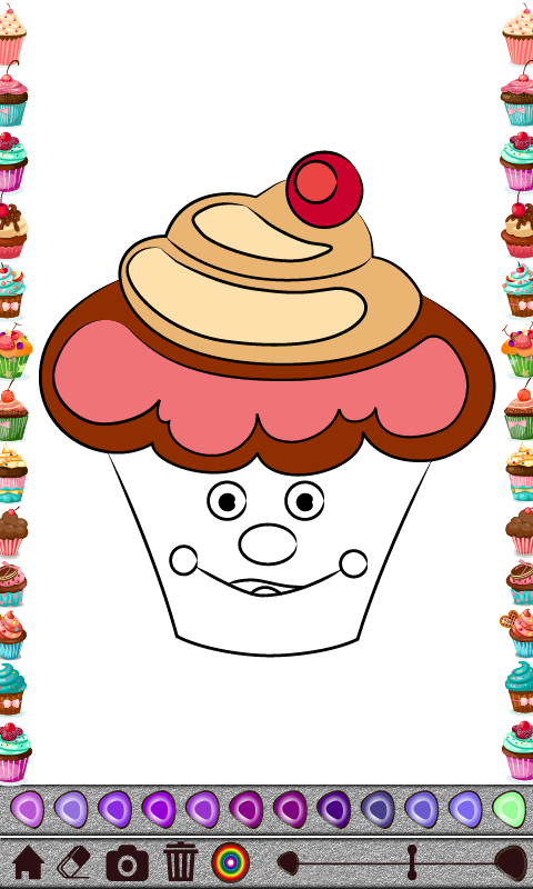 Cupcake Maker Coloring截图3