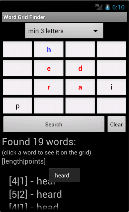 Word Grid Finder截图2