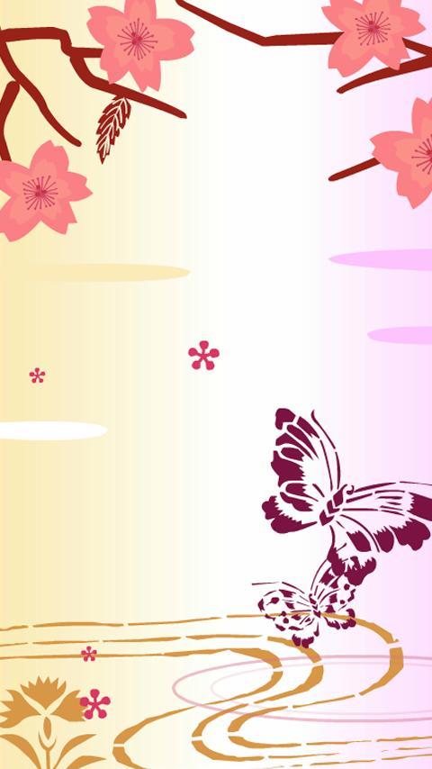 Cherry blossom and Butterfly截图2